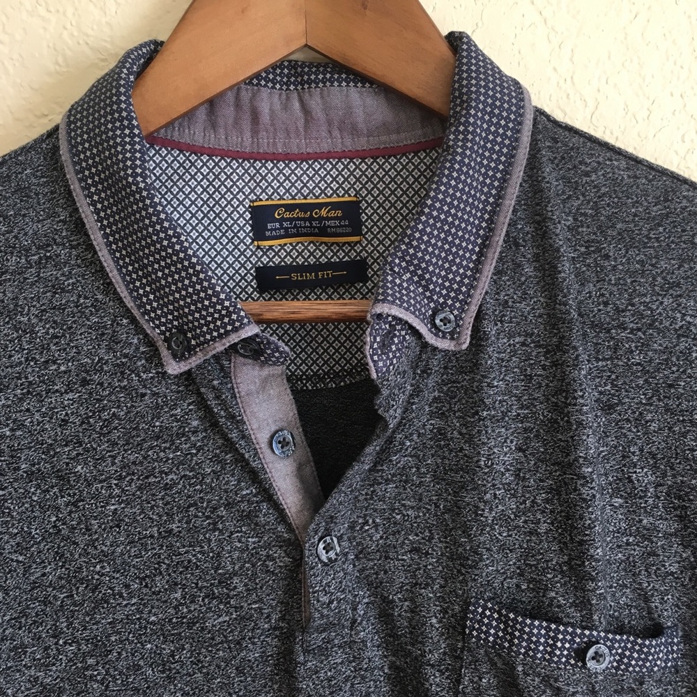 NWOT Cactus Man polo shirt XL - Picture 4 of 7